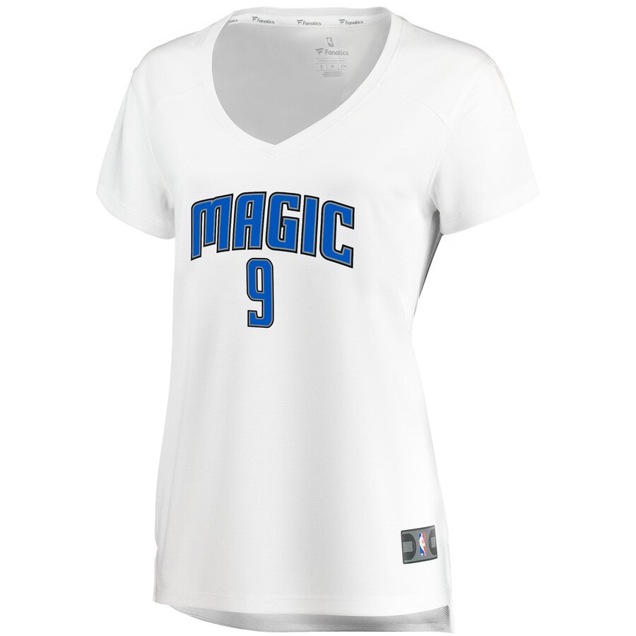 Alternative view of Nikola Vucevic Orlando Magic Fanatics Branded Women's Fast Break Replica Basketball Jersey White - Association Edition