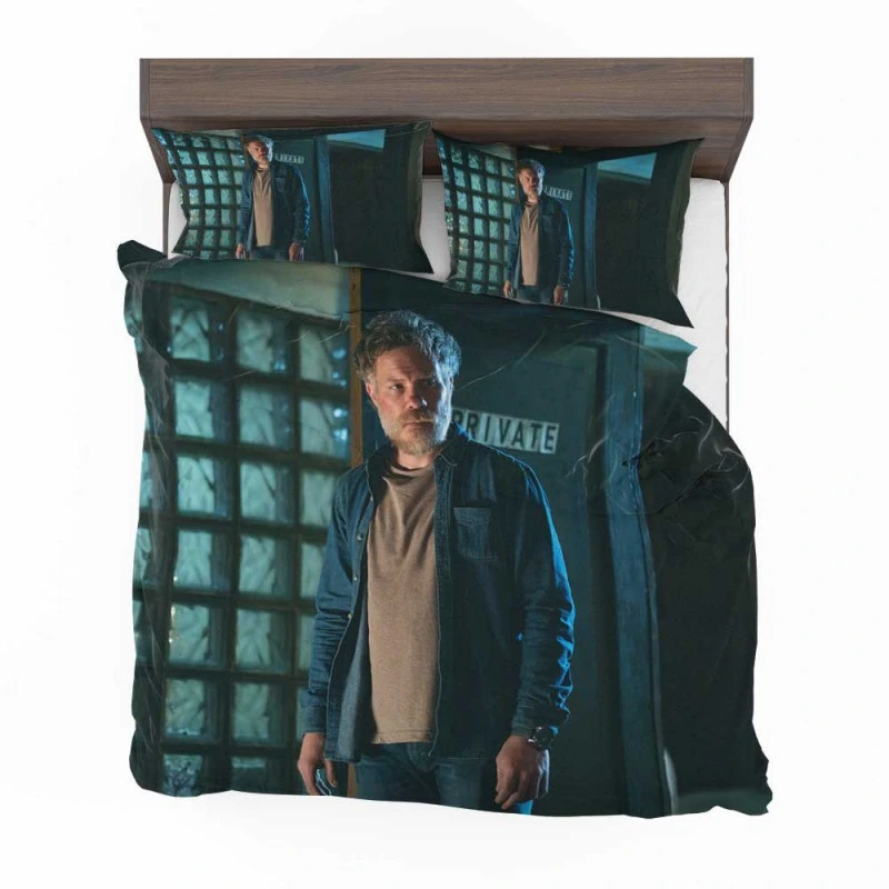 Alternative view of No One Gets Out Alive Movie Marc Menchaca Bedding Set - Custom Bedding Set