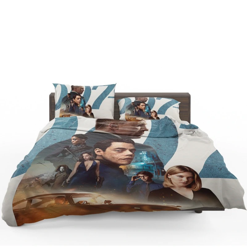 No Time To Die Movie Bedding Set - Custom Bedding Set