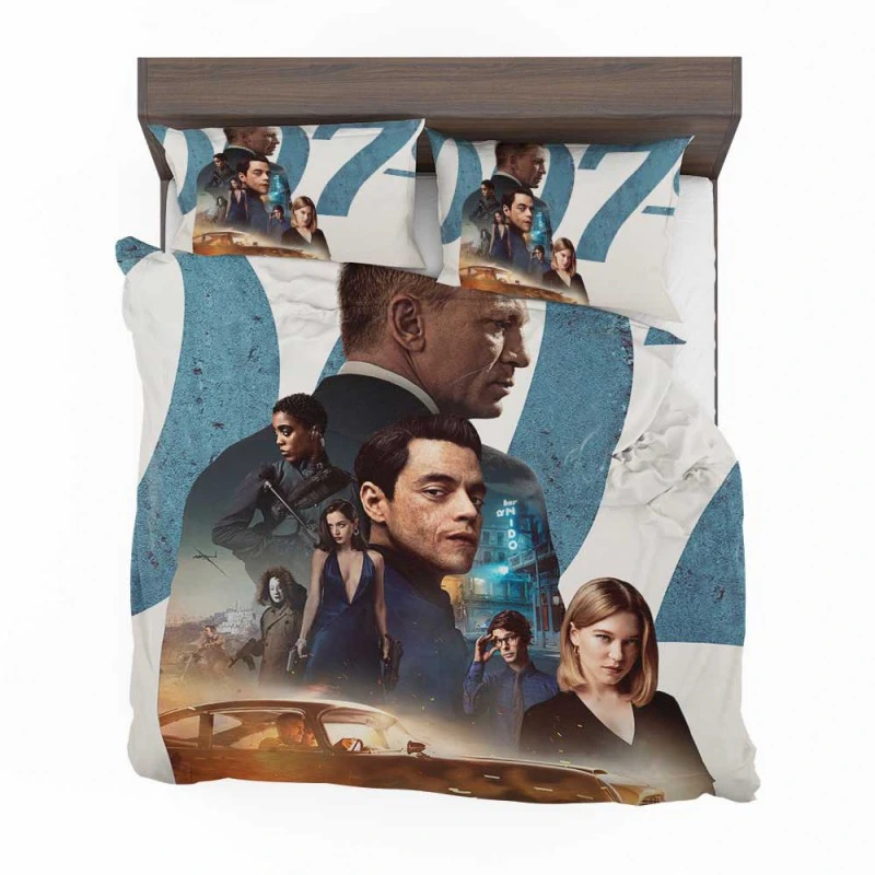 Alternative view of No Time To Die Movie Bedding Set - Custom Bedding Set