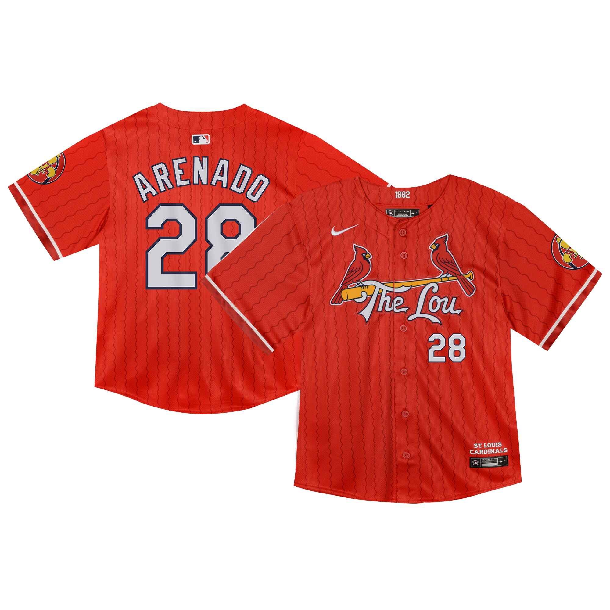 Nolan Arenado St. Louis Cardinals Toddler 2024 City Connect Limited Player Baseball Jersey - Red