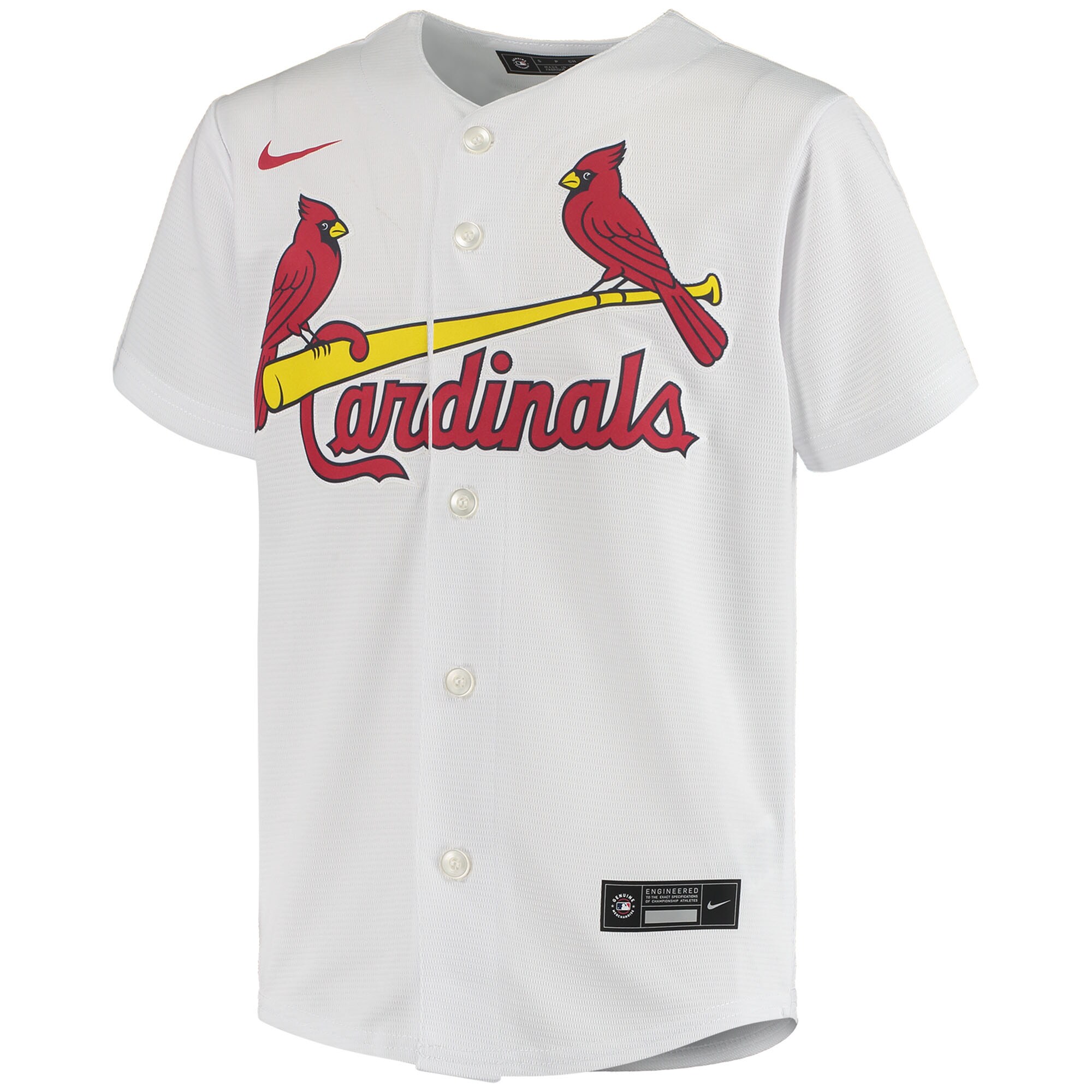 Alternative view of Nolan Arenado St. Louis Cardinals Youth Alternate Replica Player Baseball Jersey – White