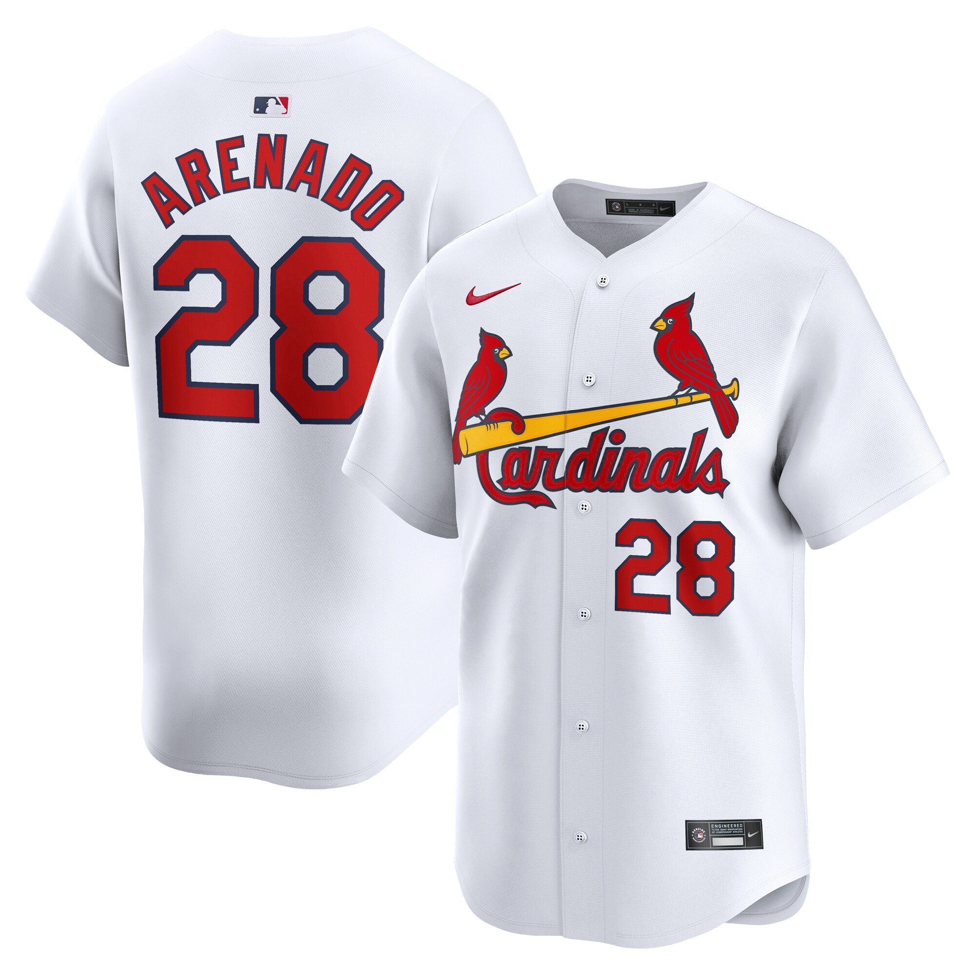 Nolan Arenado St. Louis Cardinals Youth Home Limited Player Baseball Jersey - White