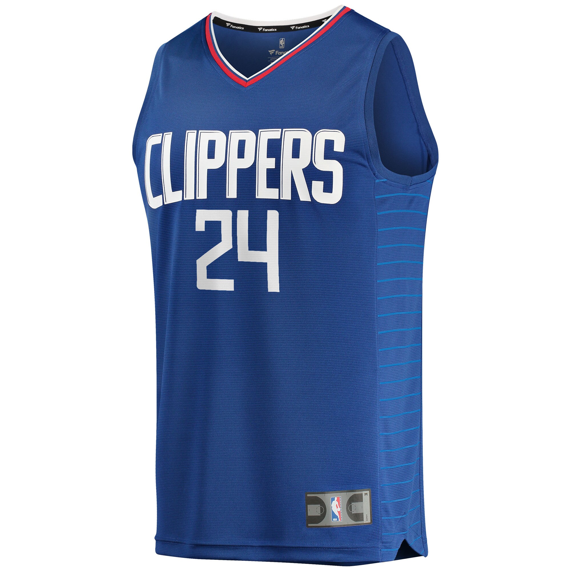 Alternative view of Norman Powell La Clippers Fanatics Youth Fast Break Replica Basketball Jersey - Icon Edition - Royal