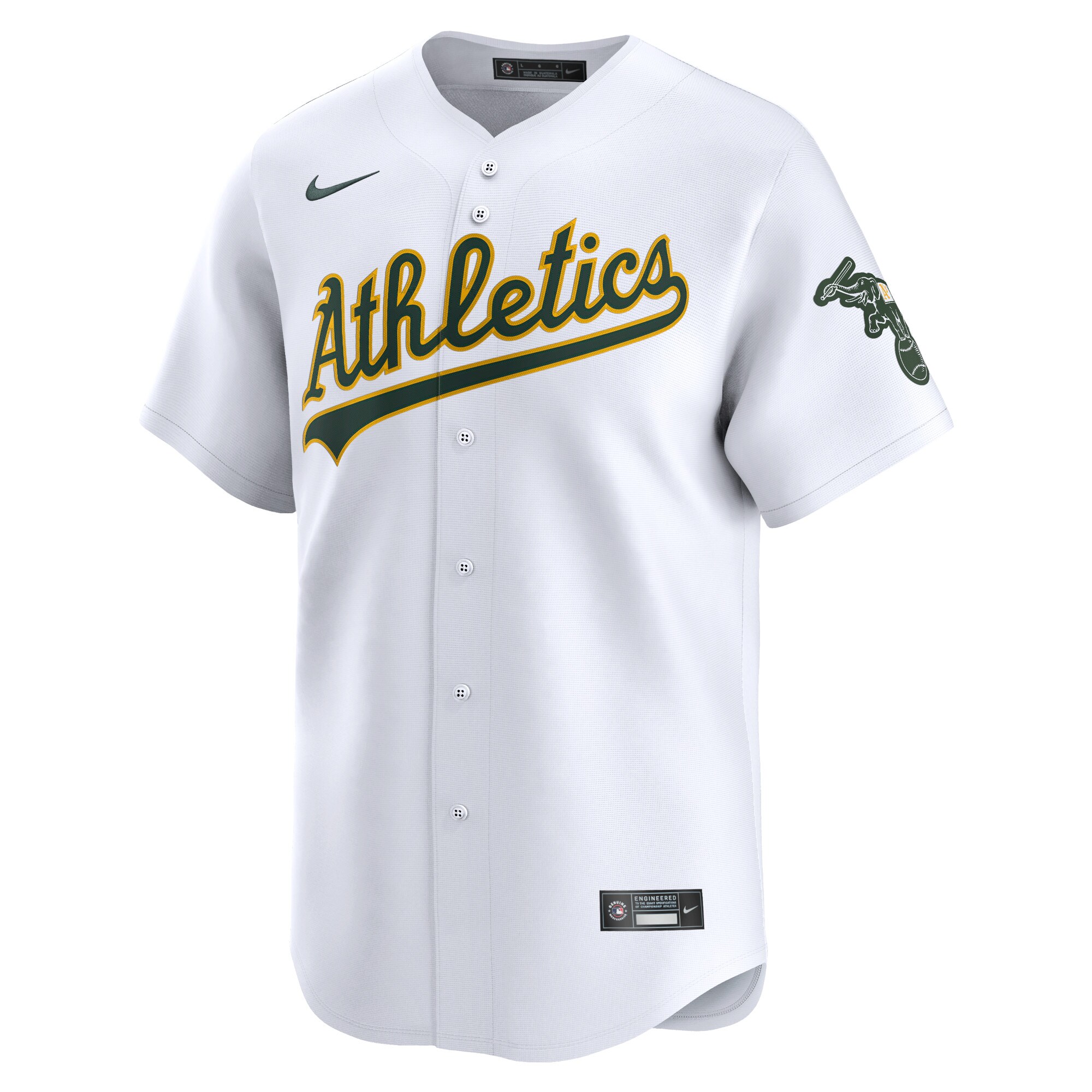 Alternative view of Oakland Athletics 2024 Jackie Robinson Day Home Limited Baseball JerseyÃƒâ€šÃ‚Â ÃƒÂ¢Ã¢â€šÂ¬Ã¢â‚¬Å“ White