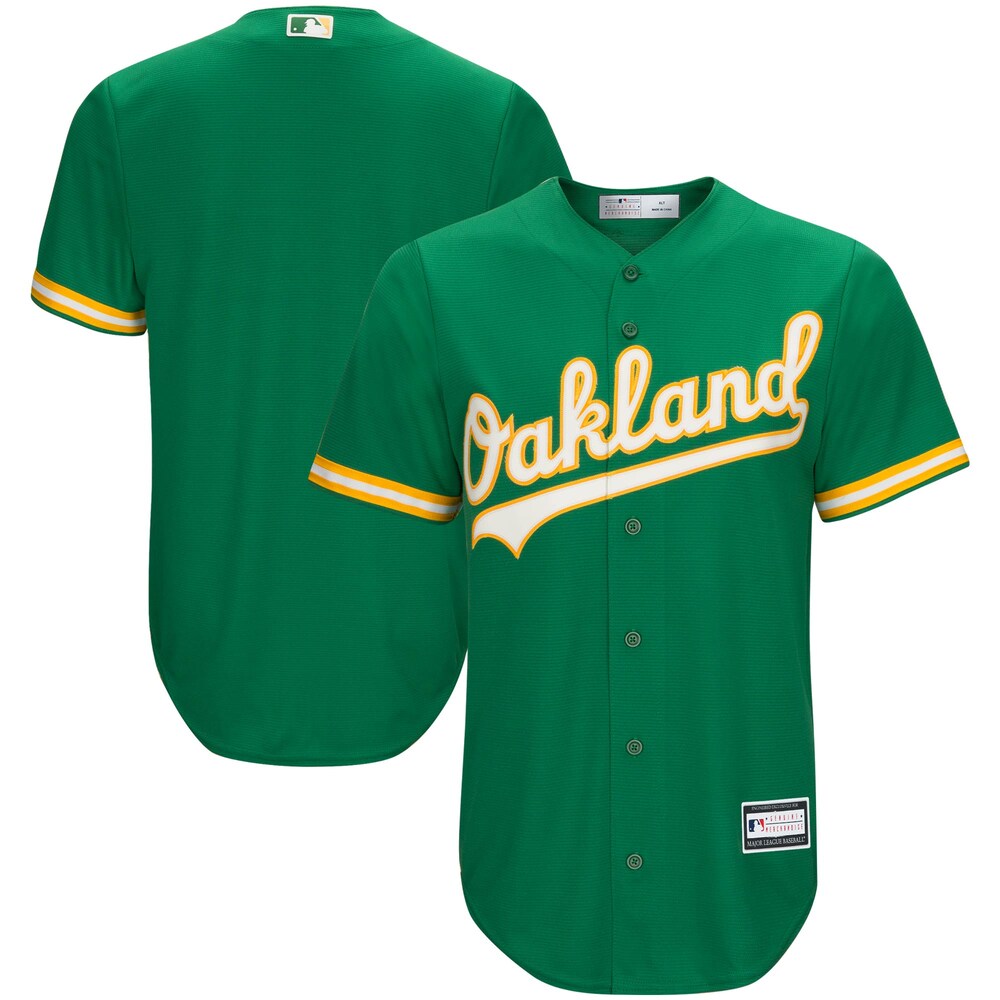 Oakland Athletics Big & Tall Team Baseball Jersey - Kelly Green