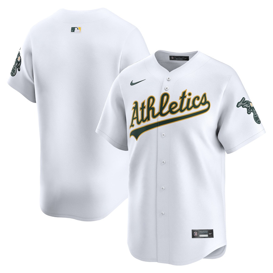 Oakland Athletics Home Limited Player Men Baseball Jersey - White 
