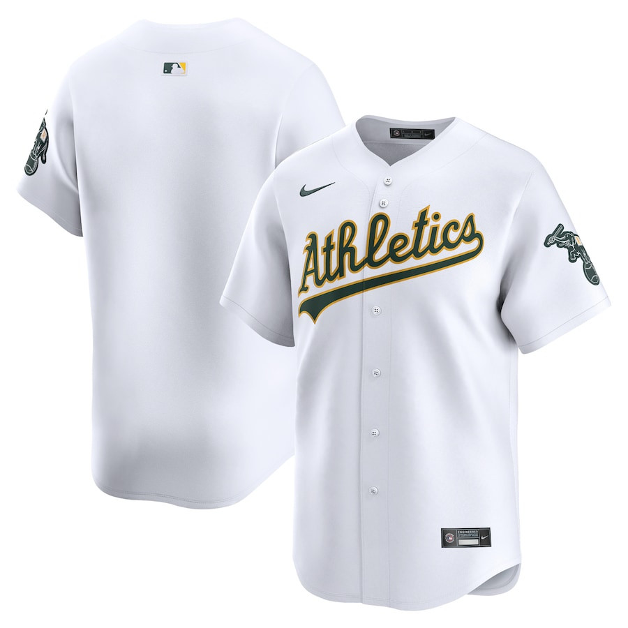 Oakland Athletics Home Limited YOUTH Baseball Jersey - White 