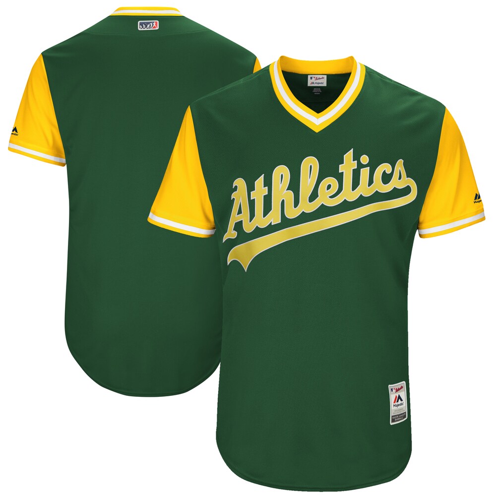 Oakland Athletics Majestic 2017 Players Weekend Team Baseball Jersey - Green