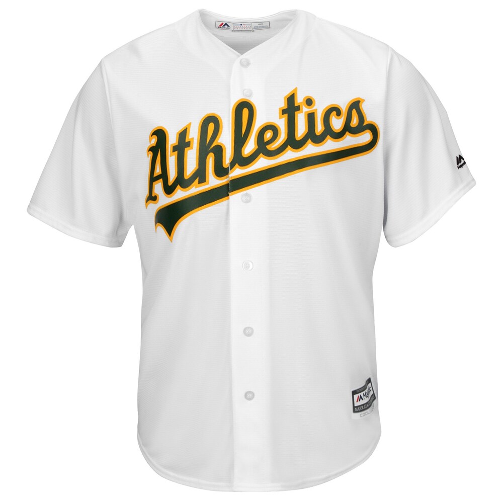 Oakland Athletics Majestic Official Cool Base Baseball Jersey - White