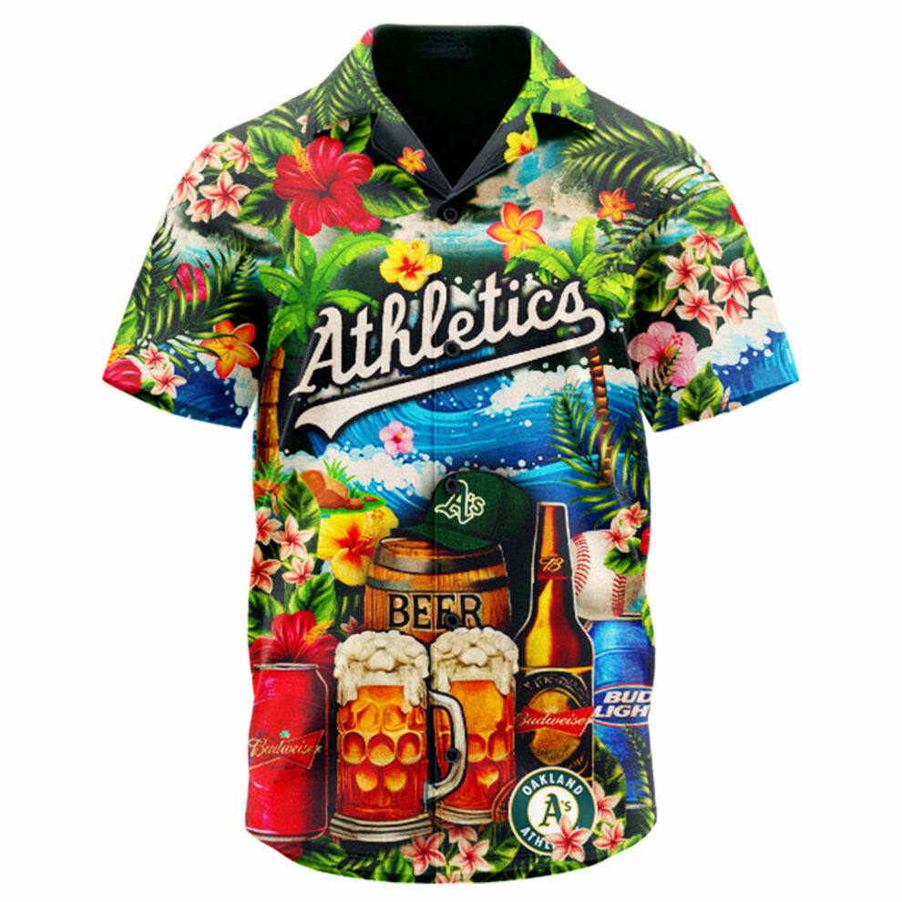 Alternative view of Oakland Athletics Mlb Hawaiian Shirt Special Edition 2025