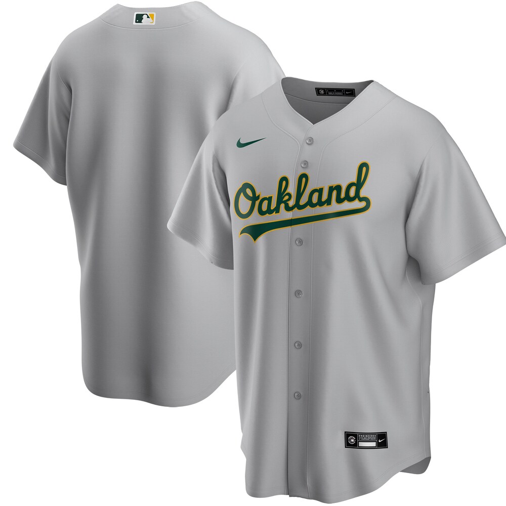 Oakland Athletics Road 2020 Team Baseball Jersey - Gray Color