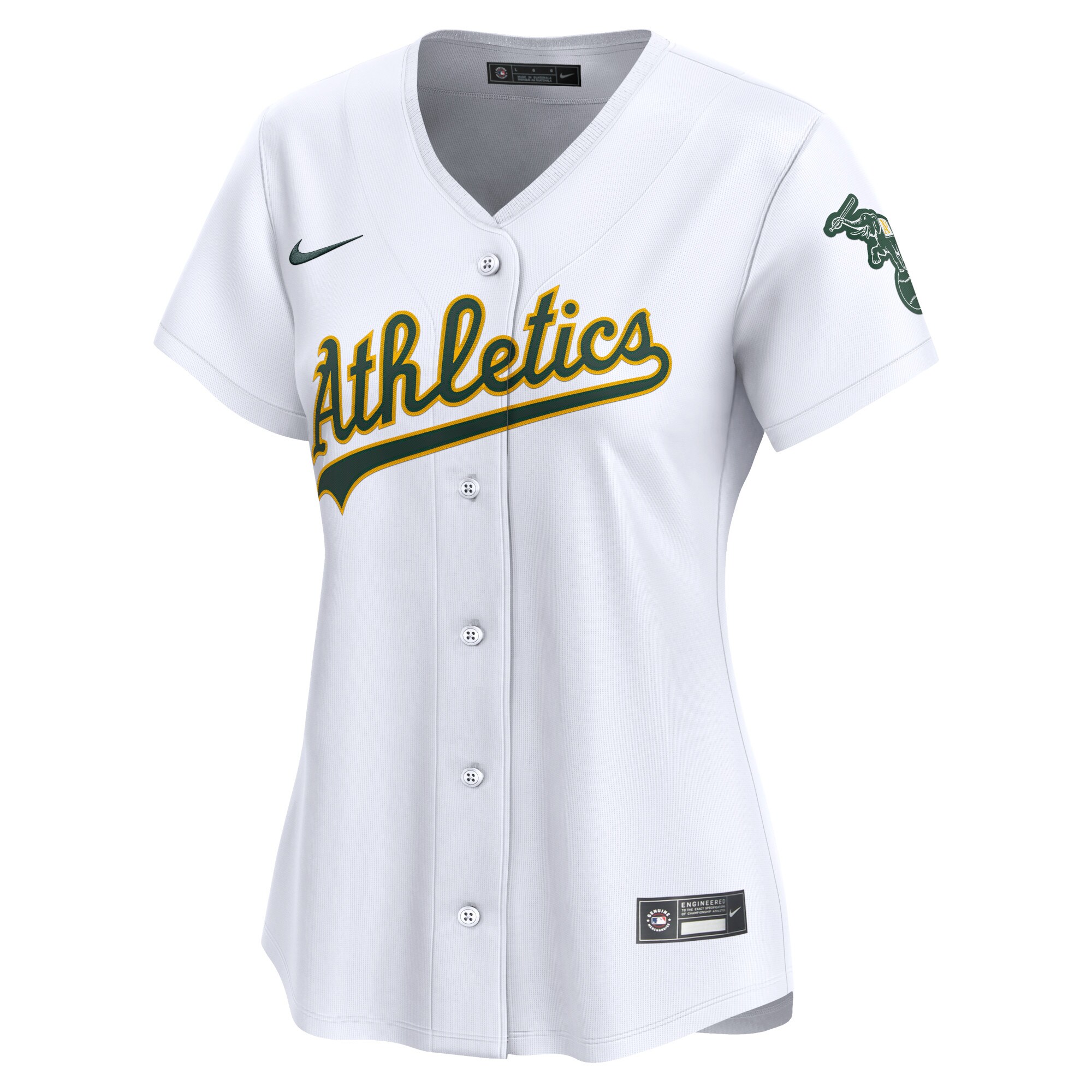 Alternative view of Oakland Athletics Women's 2024 Jackie Robinson Day Home Limited Baseball JerseyÃƒâ€šÃ‚Â ÃƒÂ¢Ã¢â€šÂ¬Ã¢â‚¬Å“ White