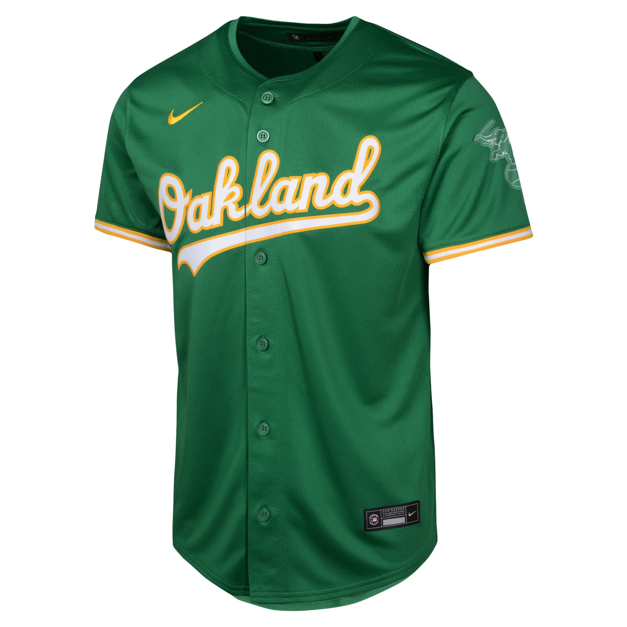 Alternative view of Oakland Athletics Youth Alternate Limited Jersey - Green