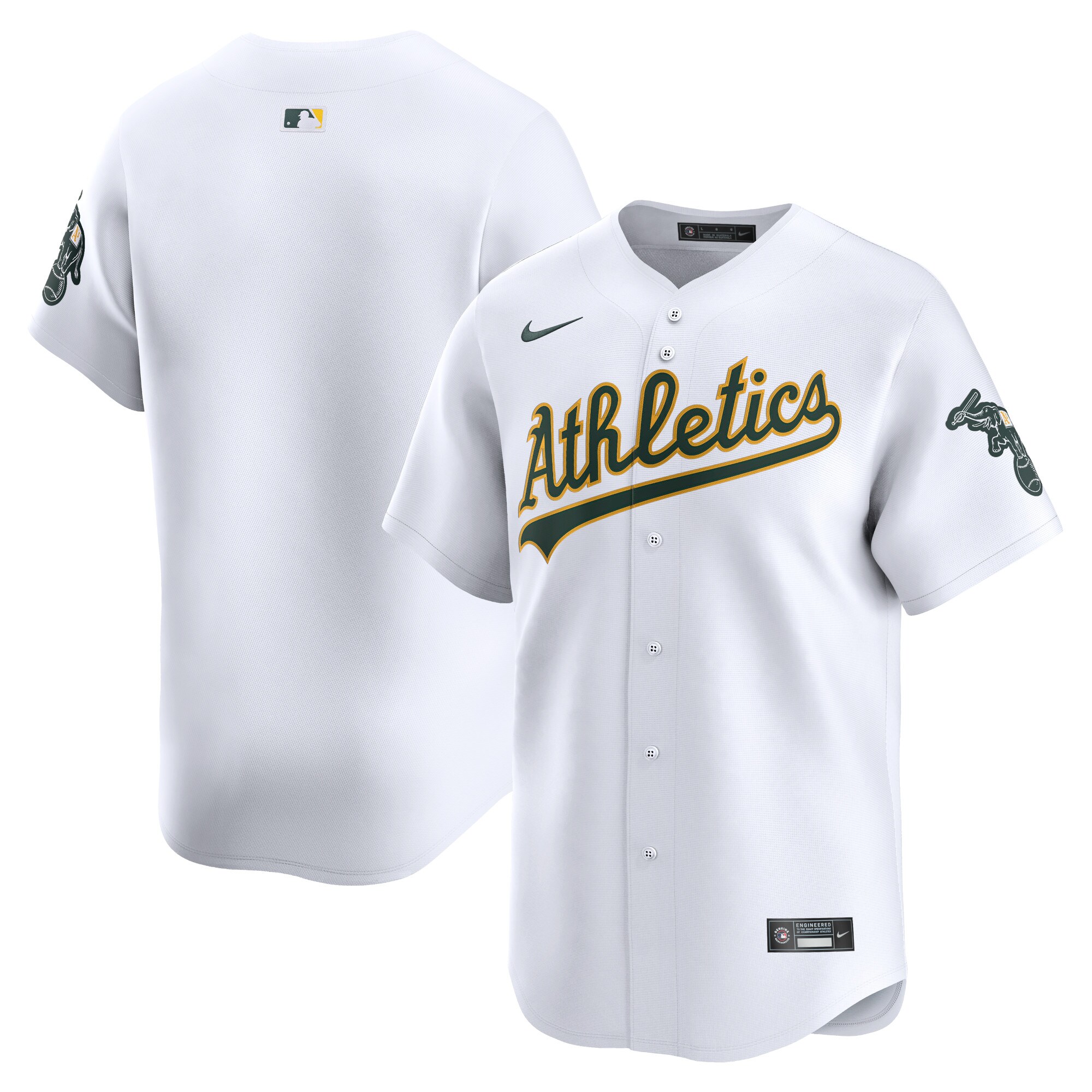 Oakland Athletics Youth Home Limited Baseball Jersey - White