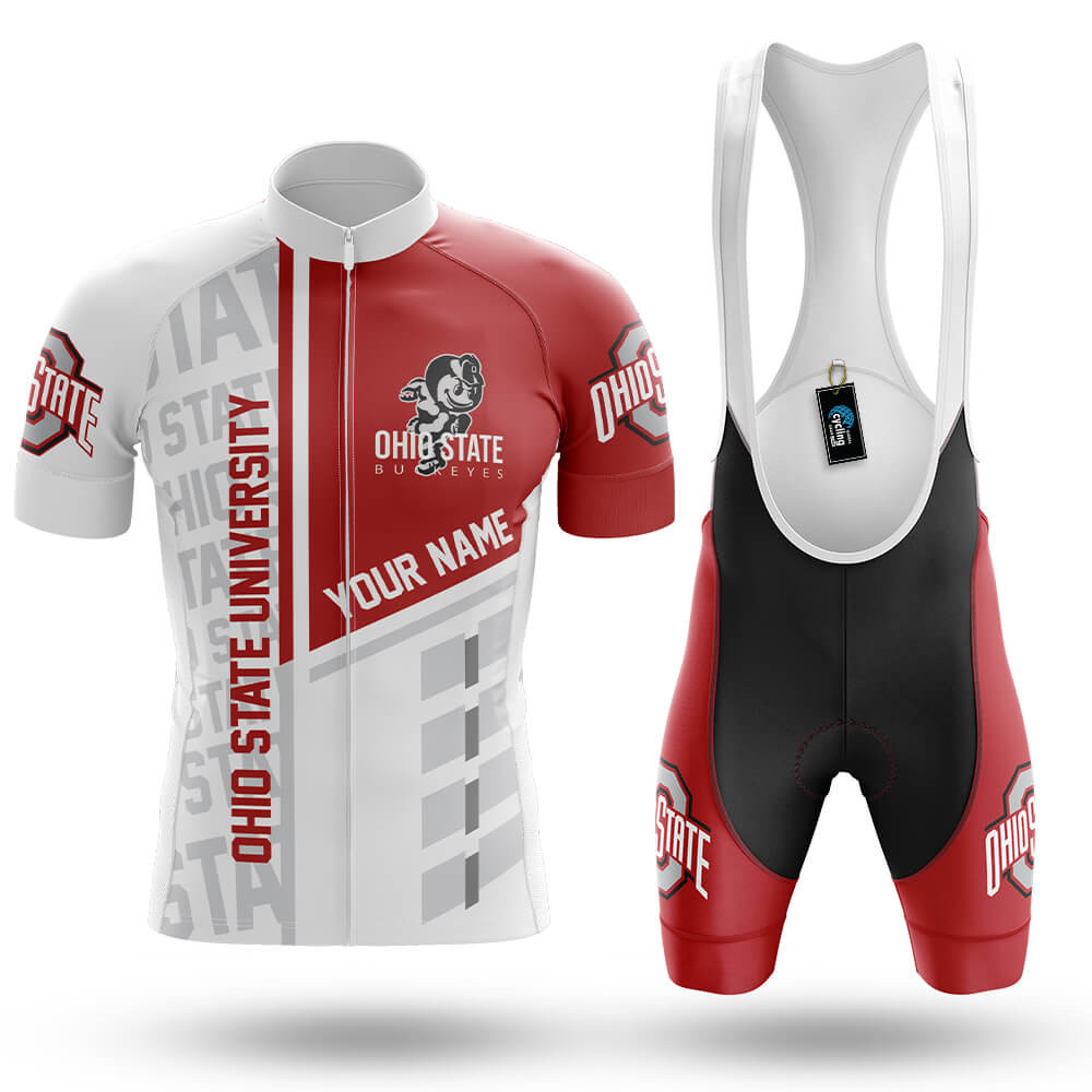 Ohio State University Custom Name - Men's Cycling Kit