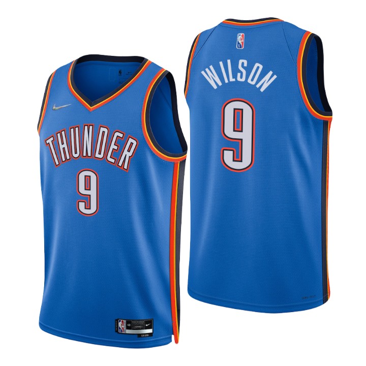 Oklahoma City Thunder D. J. Wilson 75th Anniversary Diamond Basketball Jersey Icon