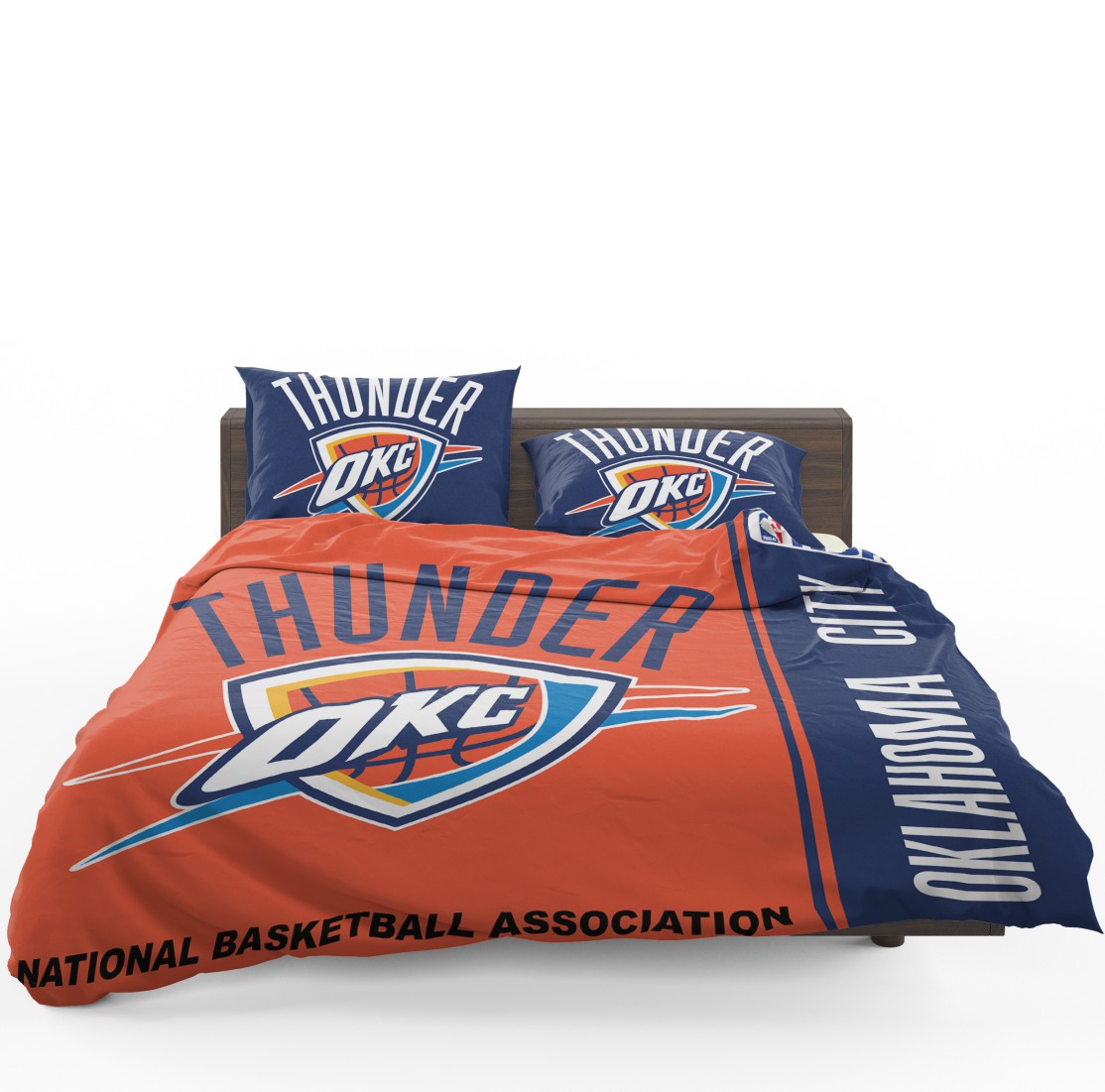 Oklahoma City Thunder NBA Basketball Bedding Set - Custom Bedding Set