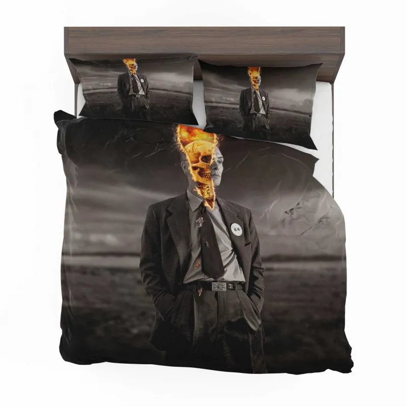 Alternative view of Oppenheimer The Man Behind The Science Bedding Set - Custom Bedding Set