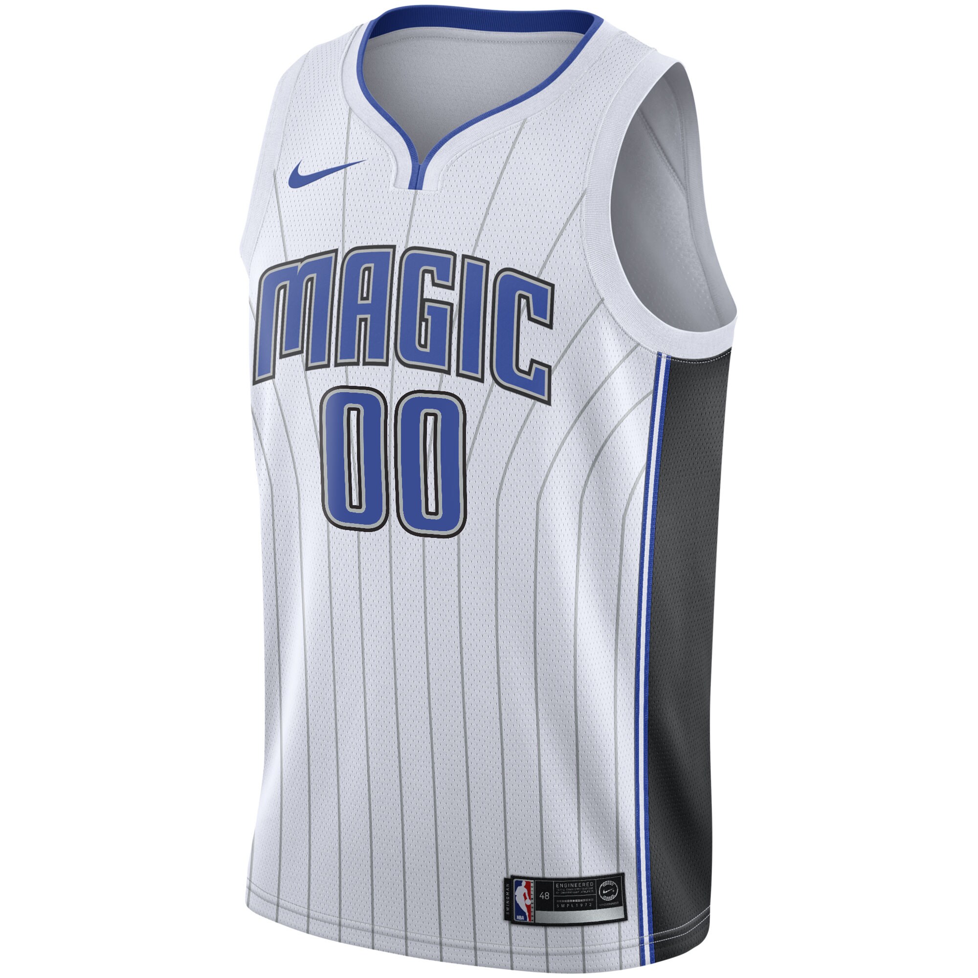 Alternative view of Orlando Magic 2020/21 Swingman Custom Jersey - Association Edition - White