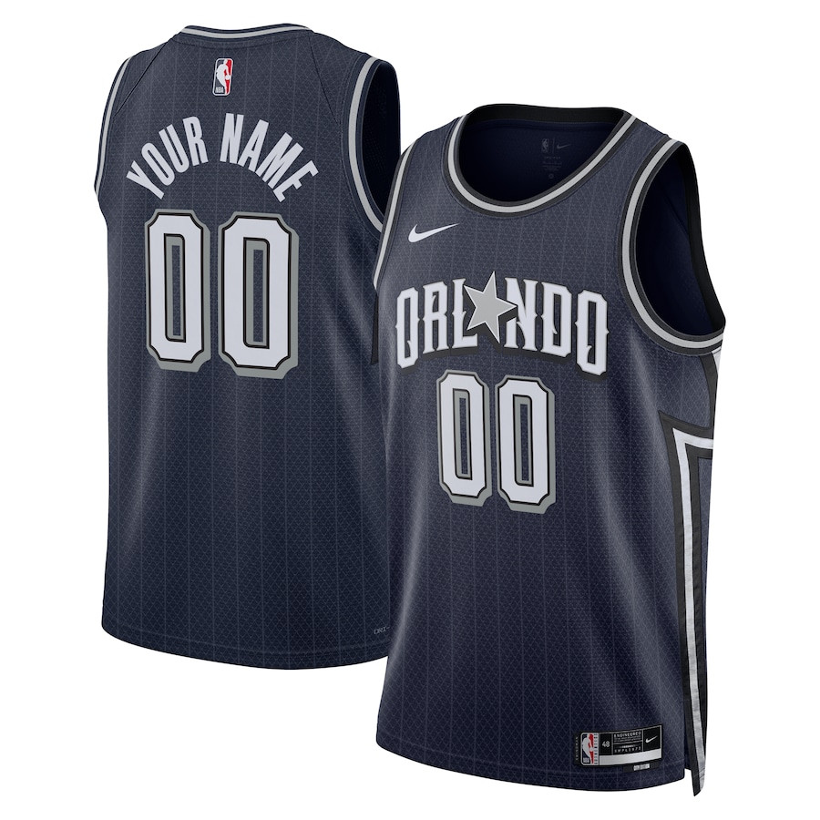Orlando Magic 2023/24 City Edition Swingman Custom Jersey - Navy - JS850 