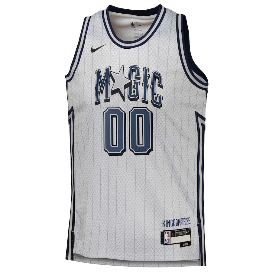Alternative view of Orlando Magic 2024/25 Swingman Custom YOUTH Jersey - City Edition - Silver - JS913 