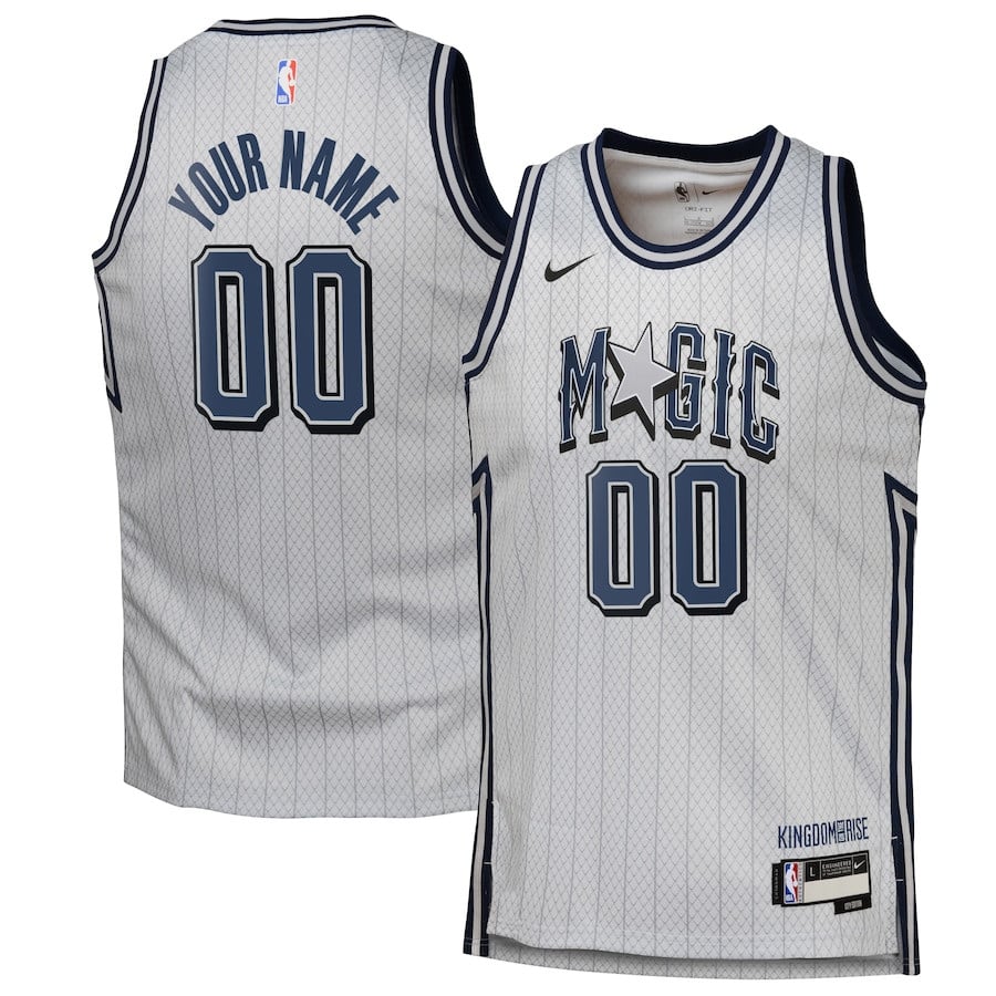 Orlando Magic 2024/25 Swingman Custom YOUTH Jersey - City Edition - Silver - JS913 
