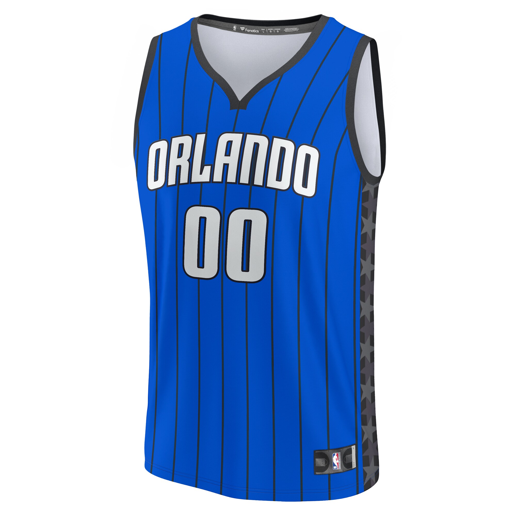 Alternative view of Orlando Magic Fanatics Youth Fast Break Replica Custom Jersey - Statement Edition - Blue