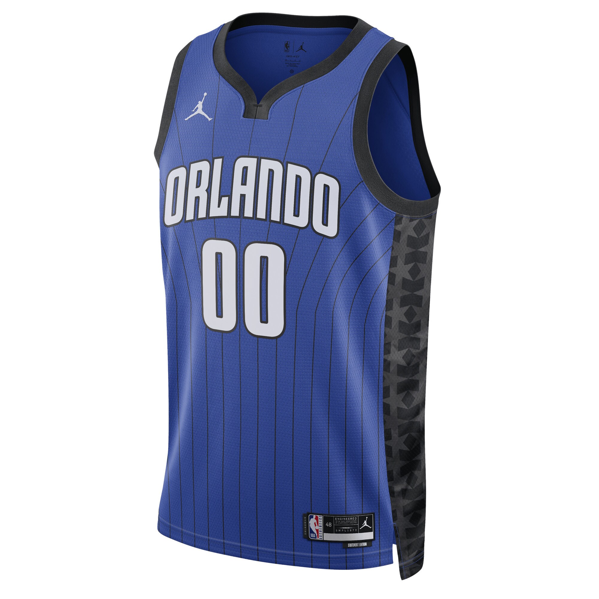 Alternative view of Orlando Magic Jordan Brand Unisex 2022/23 Swingman Custom Jersey - Statement Edition - Royal