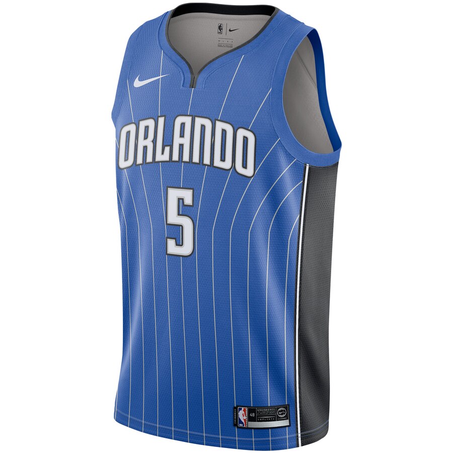 Alternative view of Orlando Magic Mohamed Bamba Men's Swingman Jersey - Royal