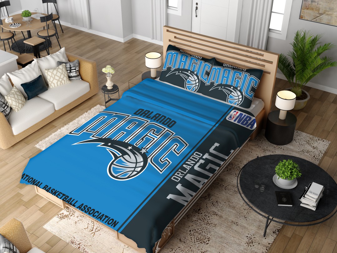 Alternative view of Orlando Magic NBA Basketball Bedding Set - Custom Bedding Set