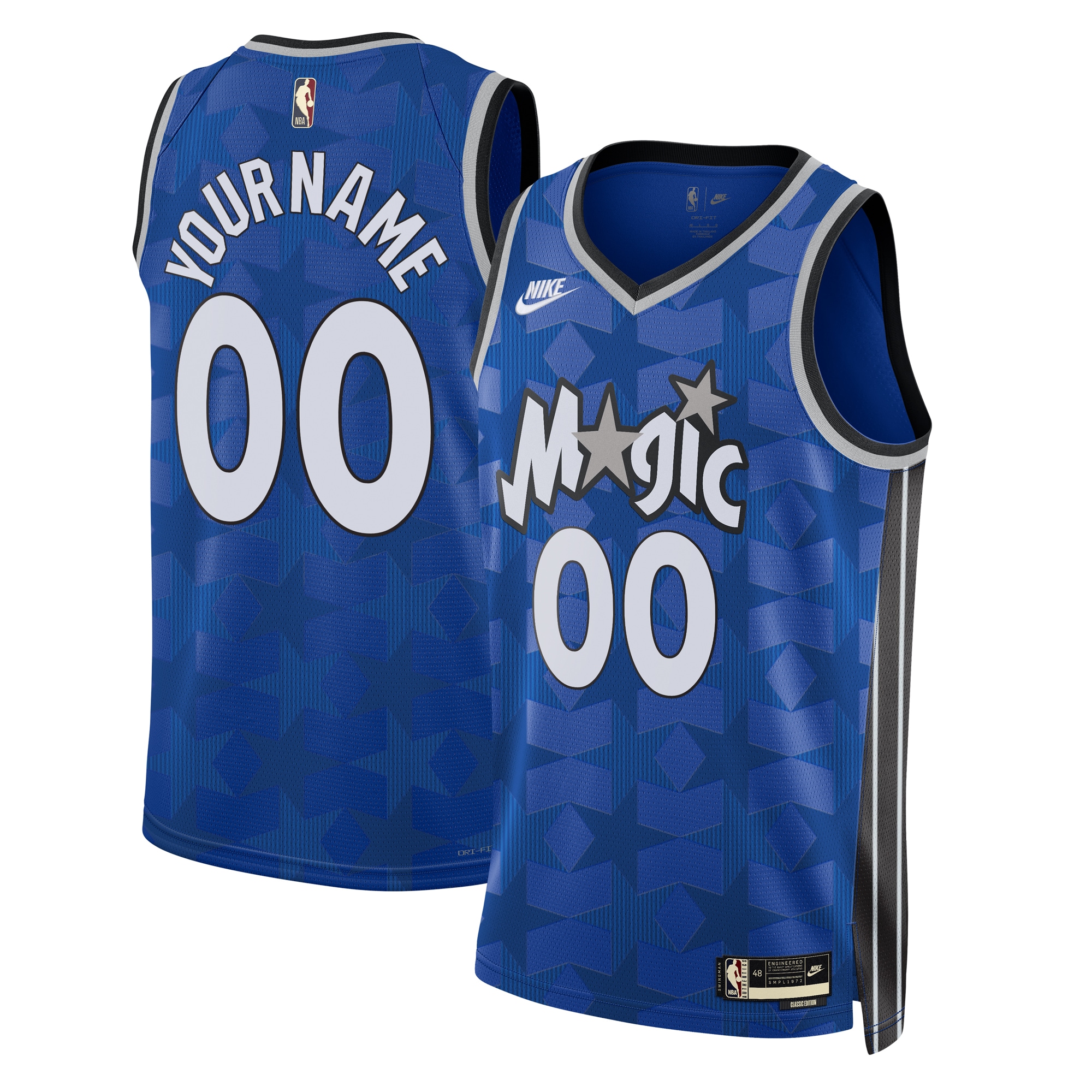 Orlando Magic Unisex 2023/24 Swingman Custom Basketball JerseyÃƒâ€šÃ‚Â ÃƒÂ¢Ã¢â€šÂ¬Ã¢â‚¬Å“ Classic Edition - Blue