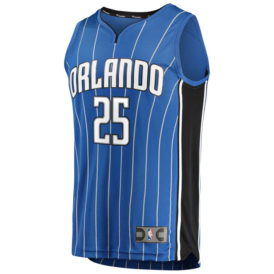 Alternative view of Orlando Magic Wesley Iwundu Fanatics Branded Youth Fast Break Player Basketball Jersey - Icon Edition - Blue