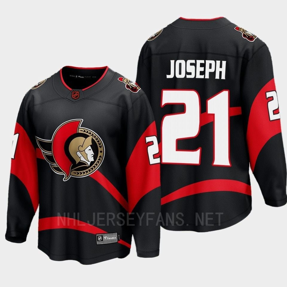 Ottawa Senators Mathieu Joseph 21 Special Edition 2.0 Black Hockey Jersey 2022 Breakaway Player - JS870 