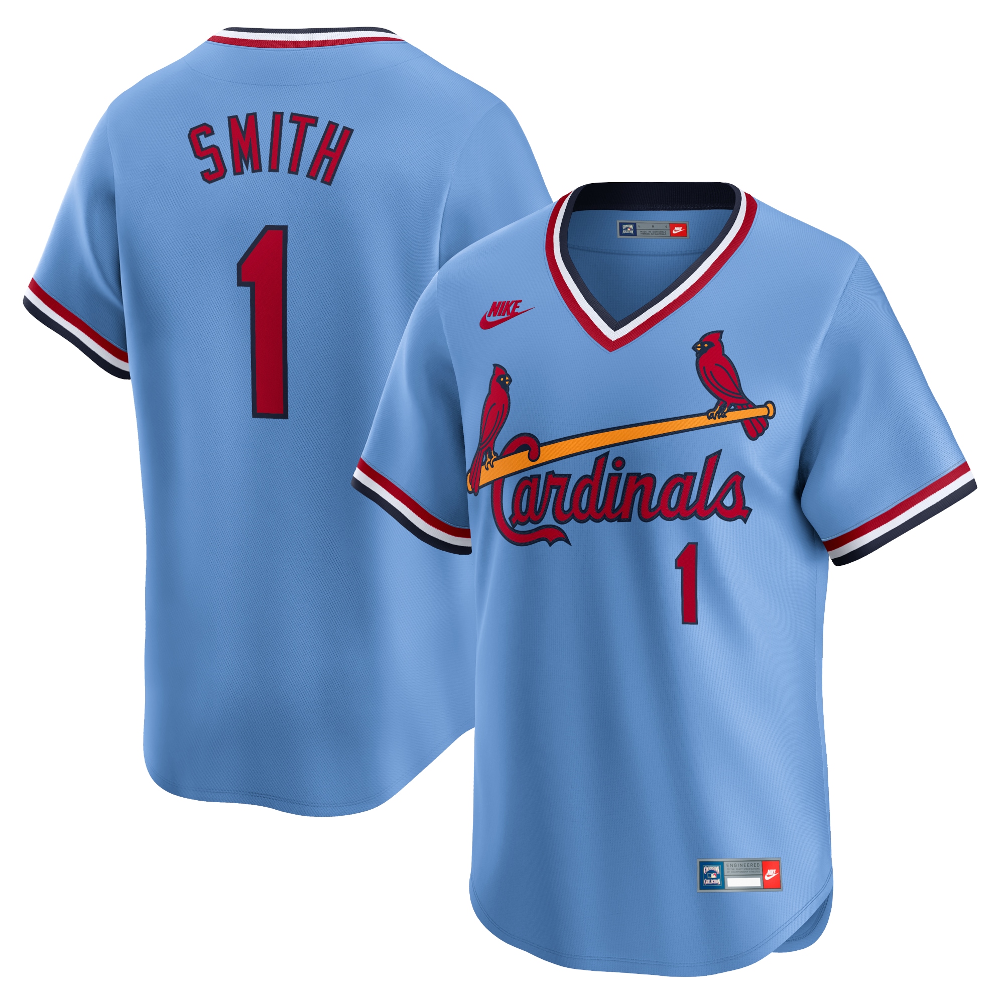 Ozzie Smith St. Louis Cardinals Throwback Cooperstown Limited Baseball Jersey - Royal