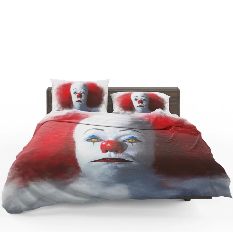 Painting Of Pennywise In It Movie Bedding Set - Custom Bedding Set