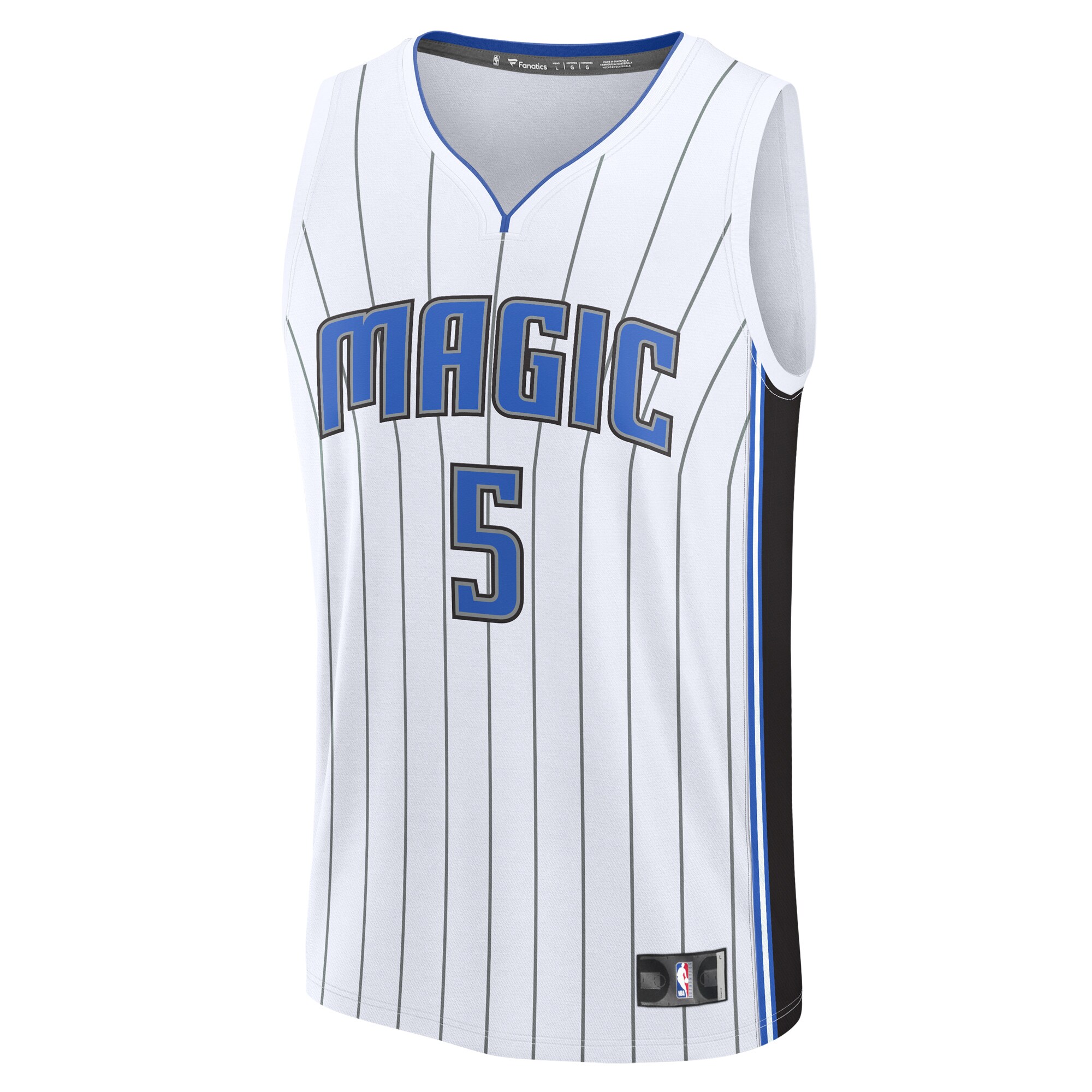 Alternative view of Paolo Banchero Orlando Magic Fanatics Fast Break Replica Player Basketball Jersey - Association Edition - White