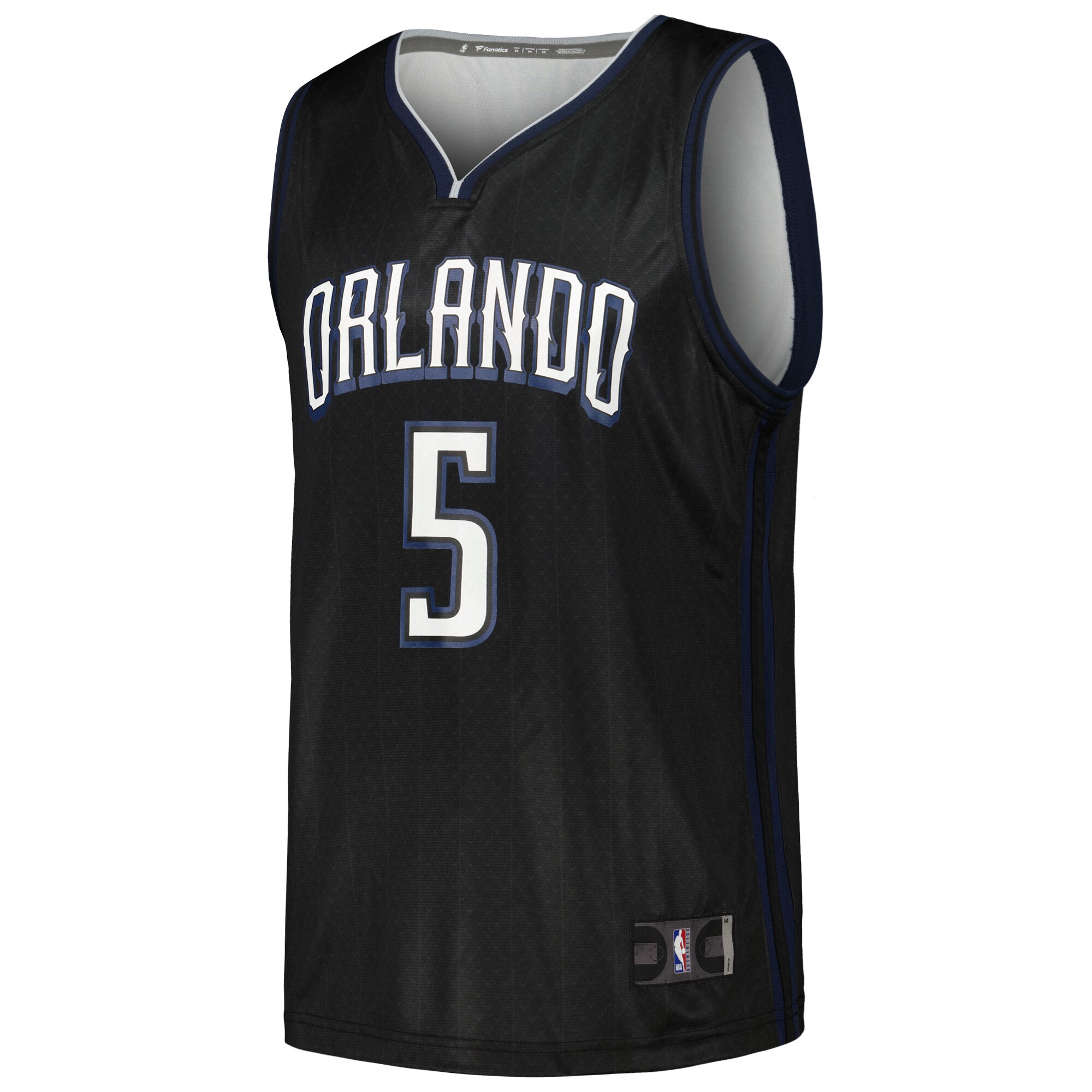 Alternative view of Paolo Banchero Orlando Magic Fanatics Fastbreak Basketball Jersey - City Edition - Black