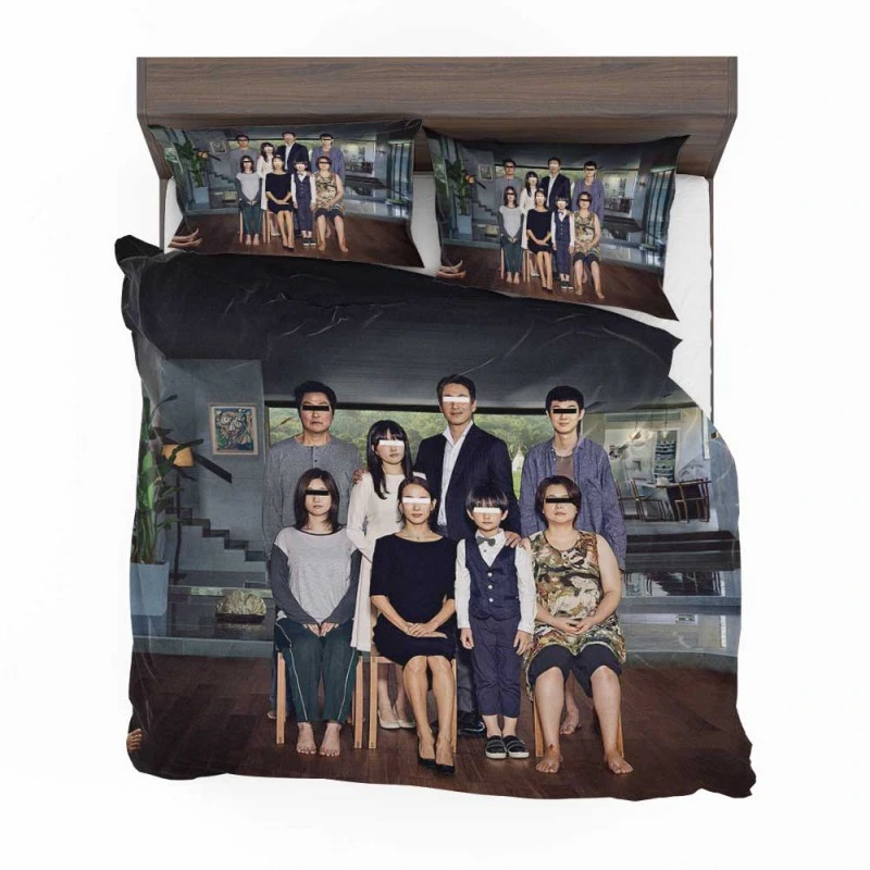 Alternative view of Parasite Movie Bedding Set - Custom Bedding Set