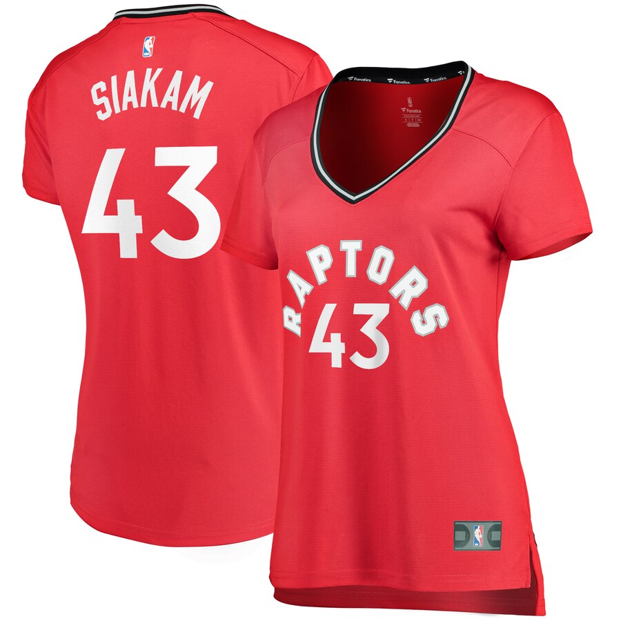 Pascal Siakam Toronto Raptors Fanatics Branded Women's Fast Break Replica Player Basketball Jersey - Icon Edition - Red