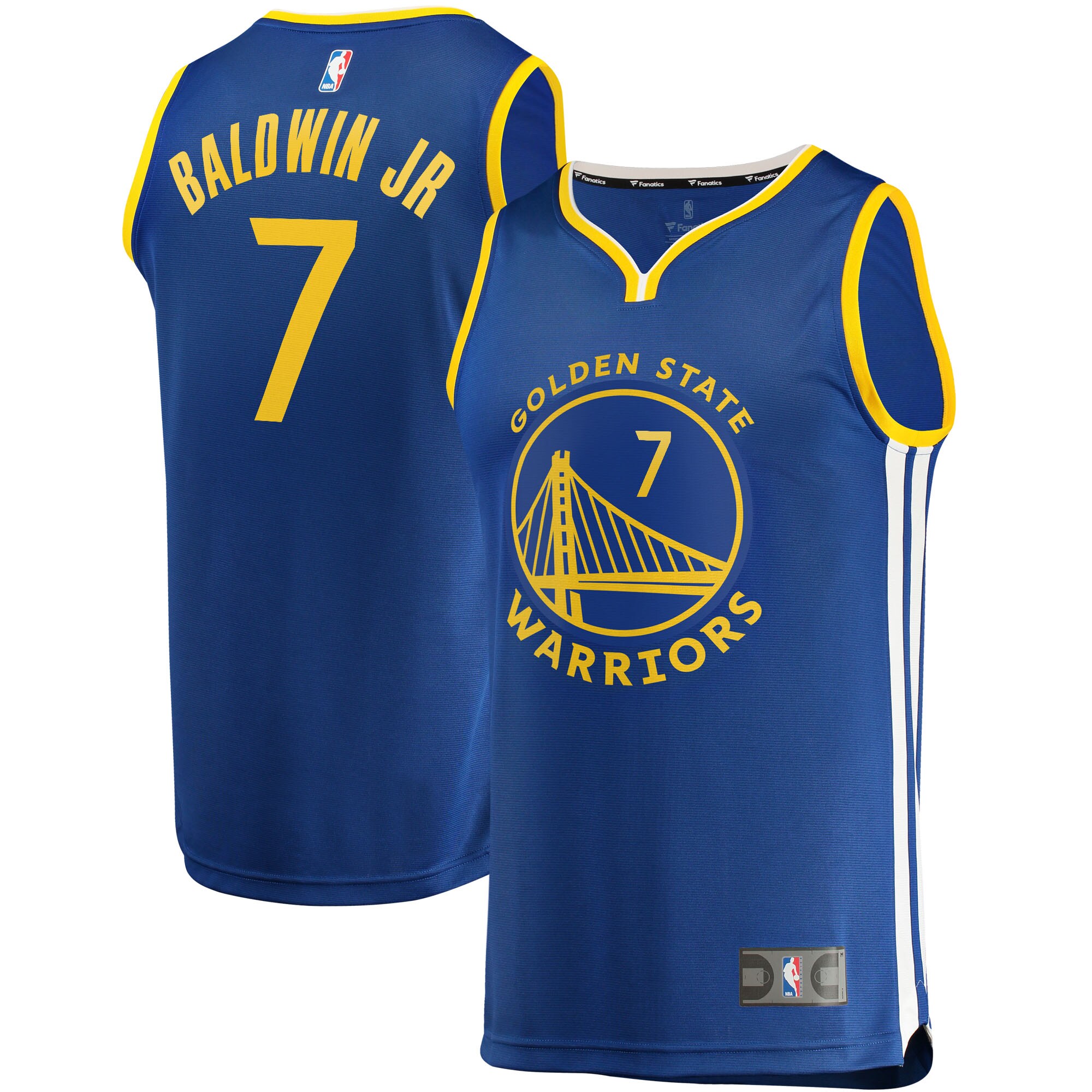 Patrick Baldwin Jr. Golden State Warriors Fanatics Branded 2021/22 Fast Break Replica Basketball Jersey - Icon Edition - Royal