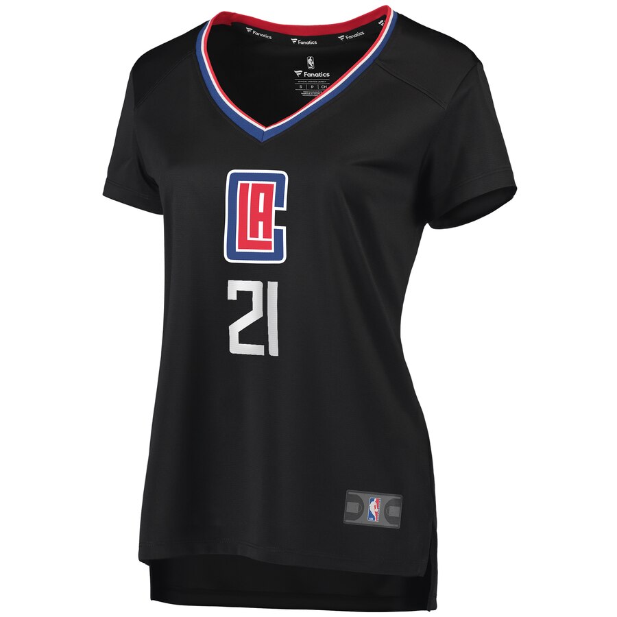 Alternative view of Patrick Beverley La Clippers Fanatics Branded Women's Fast Break Player Basketball Jersey - Statement Edition - Black