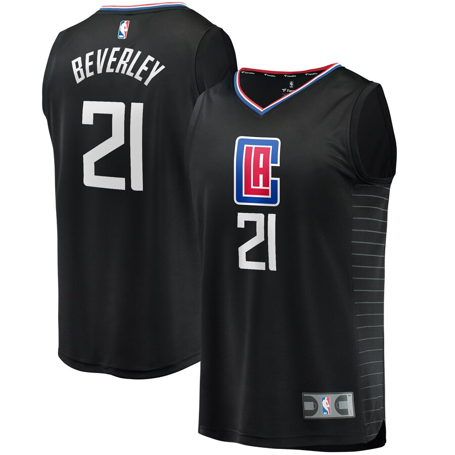 Patrick Beverley La Clippers Fanatics Branded Youth Fast Break Player Basketball Jersey - Statement Edition - Black