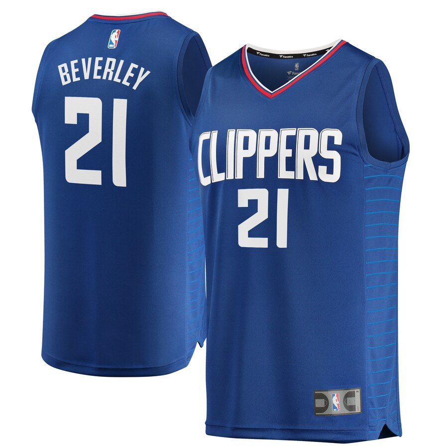 Patrick Beverley La Clippers Fanatics Branded Youth Fast Break Replica Basketball Jersey Blue - Icon Edition