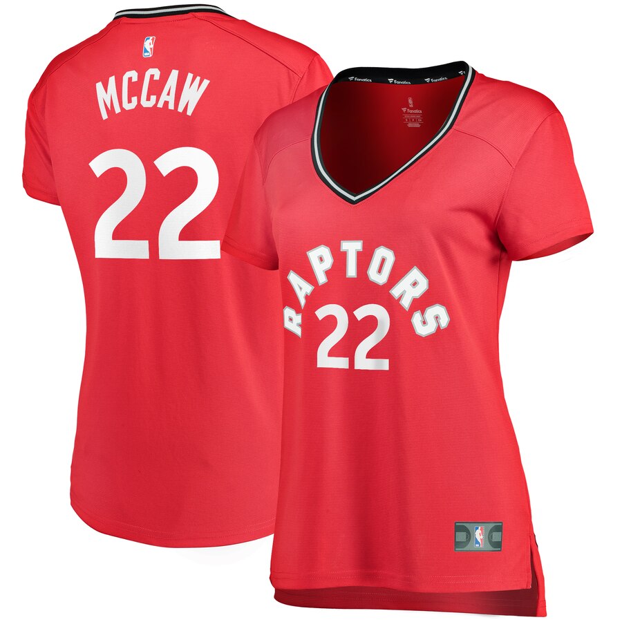 Patrick Mccaw Toronto Raptors Fanatics Branded Women's Fast Break Replica Player Basketball Jersey - Icon Edition - Red