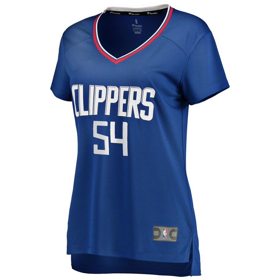 Alternative view of Patrick Patterson La Clippers Fanatics Branded Women's Fast Break Replica Player Basketball Jersey - Icon Edition - Royal