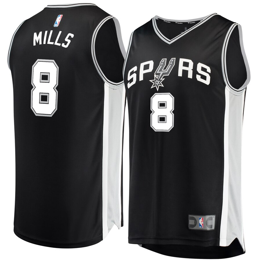 Patty Mills San Antonio Spurs Fanatics Branded Fast Break Replica Basketball Jersey Black - Icon Edition