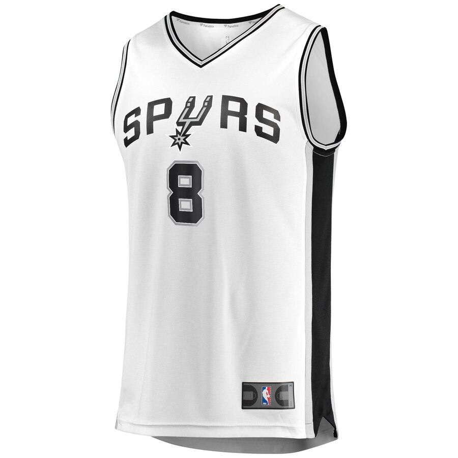 Alternative view of Patty Mills San Antonio Spurs Fanatics Branded Youth Fast Break Replica Player Basketball Jersey - Association Edition - White