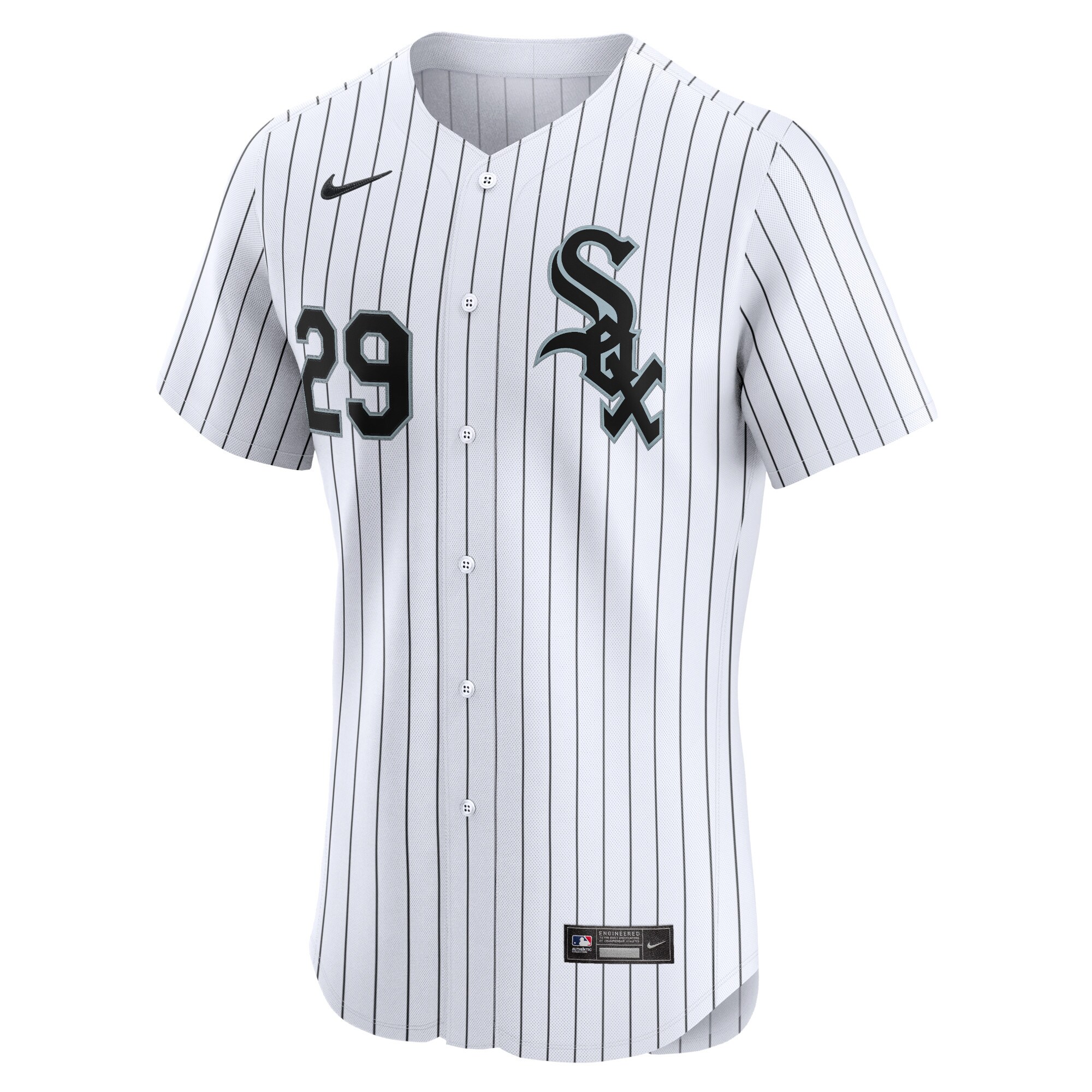 Alternative view of Paul Dejong Chicago White Sox Home Elite Player Baseball Jersey - White