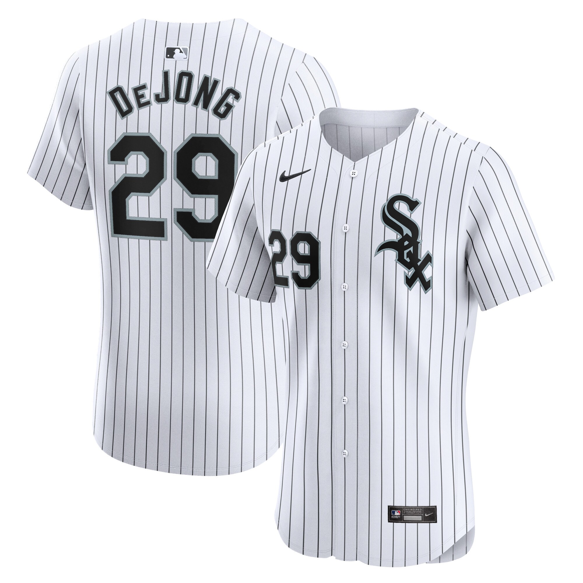 Paul Dejong Chicago White Sox Home Elite Player Baseball Jersey - White